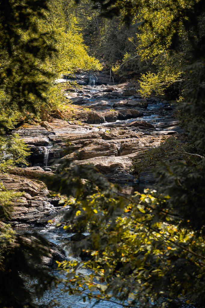 Upstream of Moxie Falls